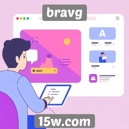 Recursos interativos para usuários no site bravg